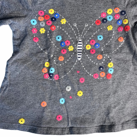 First Impression 18M long tee EUC sequin butterfly - Picture 3 of 7